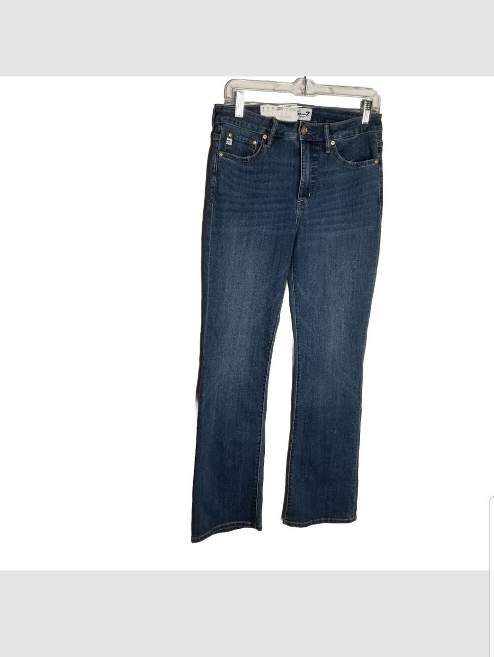 Seven7 High Rise Bootcut Jeans Women's Size 6 Blue Denim New with Tags 29x30